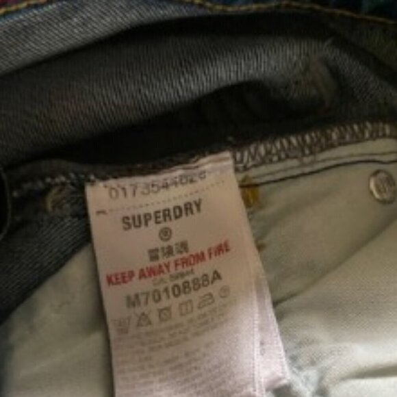 Superdry Denim Organic Cotton Slim Jeans 30/30 - Picture 3 of 4